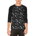 thumbnail image 1 of Halloween Galaxy Astronomy Pattern Mens Raglan T Shirt, 1 of 1