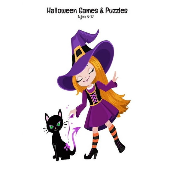 Halloween Games & Puzzles Ages 8-12: Connect The Dots - Spot The Difference - Mazes - Word Search Puzzles - Dot to Dot - Word Search for Kids - Kids Activities - Kids Mazes - Halloween Fun - Sudoku -