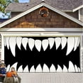 Halloween Garage Background Decoration Hanging Cloth Personalized Party