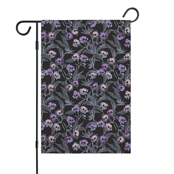 Halloween Garden Flag - Double Sided 12x18 Inch, Seasonal Outdoor Decor for Yard, Lawn,House - Family,Friends,Halloween.