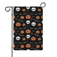 thumbnail image 1 of Halloween Garden Flag Funny Ghost Pumpkin Star Burlap Double Sided Flag SPOOKY Farmhouse Holiday Yard Outdoor Decoration 12.5x18 Inch, 1 of 5