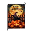 thumbnail image 1 of Halloween Garden Flag Outdoor Yard Decor Spooky Hanging House Banner All Weather Double Stitched Holiday Welcome Sign for Front Porch Lawn Flagpole Ornament Style B, 1 of 8