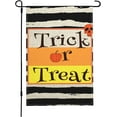 thumbnail image 1 of Halloween Garden Flags 12x18 Double Sided Trick or Treat Fall Garden Flag Welcome Halloween Yard Flag Decorations Outdoor Indoor for Farmhouse Porch, 1 of 6