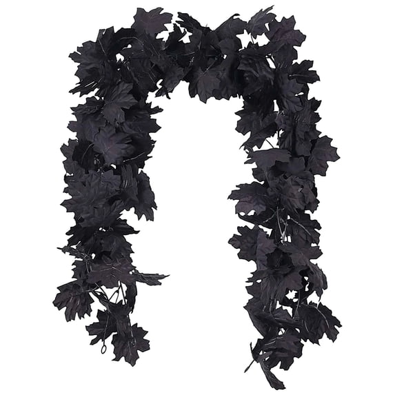 Halloween Garland Maple Leaf Plastic Spooky & Multifunctional for Doorway Fireplace Home Wall Halloween Decor by MPOISVA