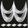 thumbnail image 1 of Halloween Gauze Cloth Decorative Cheesecloth Fabric for Mantel Table Door Wall Staircase Party Display 30 x 72 Inch 5 Pack, 1 of 5