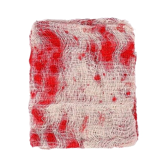 Halloween Gauze Fabric Decoration 72 Inch Horror Cloth Mesh Draping Halloween Party Haunted House Scene Indoor Outdoor Decoration Supplies Atmosphere Use Set Item Accessory