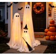 thumbnail image 1 of Halloween Ghost, 3 Pack Outdoor Yard and Front Porch Ghost Decor for Indoor Party, Seasonal Home Display, Entryway, Patio, Lawn, and Halloween Scene Enyisa, 1 of 6