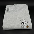 thumbnail image 1 of Halloween Ghost And Black Cat Embroidered Sweatshirt, 1 of 1