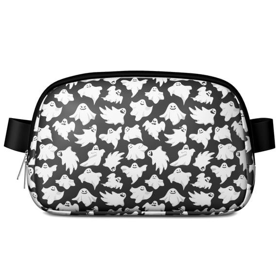 Halloween Ghost Army Pattern Cute Fanny Packs for Women,Travel Waterproof Crossbody Fanny Bags Waist Purse for Women Anti Theft Adjustable Strap for Running Travel Cycling