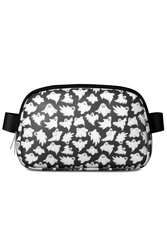Halloween Ghost Army Pattern Cute Fanny Packs for Women,Travel Waterproof Crossbody Fanny Bags Waist Purse for Women Anti Theft Adjustable Strap for Running Travel Cycling