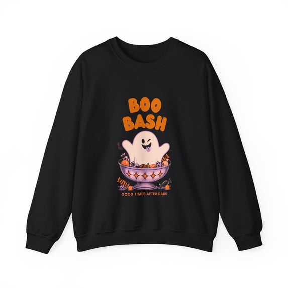 Halloween Ghost Bash' 'boo Sweatshirt - Walmart.com