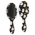 thumbnail image 1 of Halloween Ghost Bat Pattern Hair Brush,Girls Detangling Hair Brush,Glide Through Tangles with Ease for Wet & Dry Hair,8.8"X2.8", 1 of 7