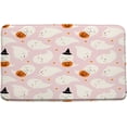 thumbnail image 1 of Halloween Ghost Bath Mat Funny Spooky Cute Pumpkin Cartoon Gothic Bathroom Kitchen Rugs,16x48 Inch, 1 of 2