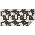 thumbnail image 1 of Black Halloween Ghosts with Boo Rectangle Tablecloth 60"x120",Waterproof Polyester Rectangle Table Cloth, Wipeable Spillproof Polyester Tablecloth for Dining, Camping, Indoor and Outdoor, 1 of 6
