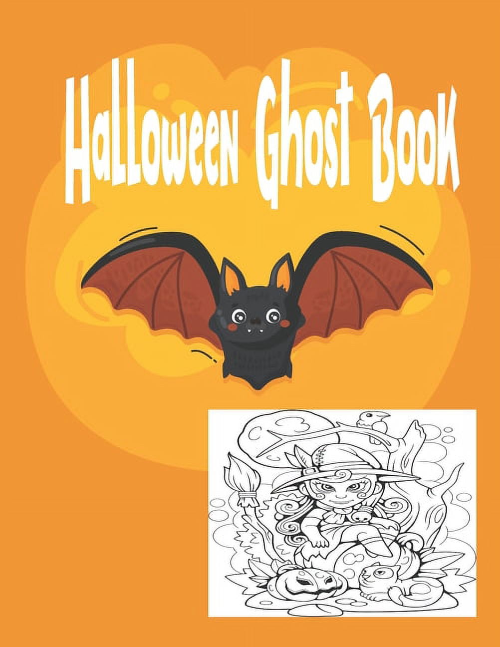 Halloween Ghost Book: cute Halloween Ghost Coloring Book for Kids (Paperback)