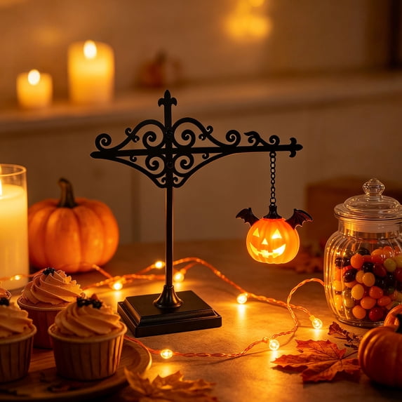 Halloween Ghost Bookshelf Light - Cute Ghost Bookcase Lamp with Base, Desktop Reading Lamp for Halloween Decor & Gift for Literary Lovers