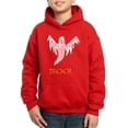 thumbnail image 1 of Halloween Ghost - Boy's Word Art Hooded Sweatshirt, 1 of 2