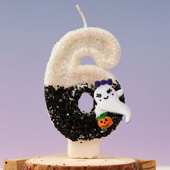 Halloween Ghost Candle Decor - Spooky Party Supplies for Home, Adds Ghostly Ambiance with Cute Design, Safe and Durable for Tables Fireplaces Bookshelves