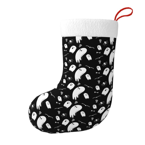 Halloween Ghost Christmas Stockings 18 Ince ,Gifts Stocking Family Party Decorations For Holiday Tree Decor