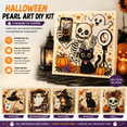 thumbnail image 1 of Halloween Ghost Clear Crystal Painting Kit, 7.87 x 7.87 In Plastic 3D Crystal Art Craft for Beginner Fall Home Wall Decor and Party Gifts，A#, 1 of 7