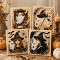 thumbnail image 1 of Halloween Ghost Pearl Art DIY Kit, Spooky Cute Diamond Painting Crafts for Adults,Wall Art Painting Kit for Beginner Fall Home Wall Decor and Party C, 1 of 6