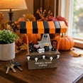 thumbnail image 1 of Halloween Ghost Coffee Bar Decor, Cute Spooky Ghost Resin Tabletop Statue for Home Office Bookshelf Kitchen Coffee Bar, Table Centerpiece Party Decoration, 1 of 5
