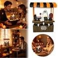 thumbnail image 1 of Halloween Ghost Coffee Bar Figurine, Resin Mini Freshly Boo'd Coffee Cart Tabletop Statue, Spooky Cute Desktop Decor for Home Kitchen Shelf Mantel Halloween Party, 1 of 7