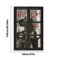 thumbnail image 1 of Halloween Ghost Curtain,Halloween Window Silhouette,Scary Ghost Window Cover,Halloween Window Decorations,Scary Halloween Curtains for Indoor Outdoor Party Decor, 1 of 5