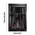 thumbnail image 1 of Halloween Ghost Curtain,Halloween Window Silhouette,Scary Ghost Window Cover,Halloween Window Decorations,Scary Halloween Curtains for Indoor Outdoor Party Decor, 1 of 5