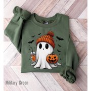 Halloween Ghost Cute Spirit Apparel Sweatshirt
