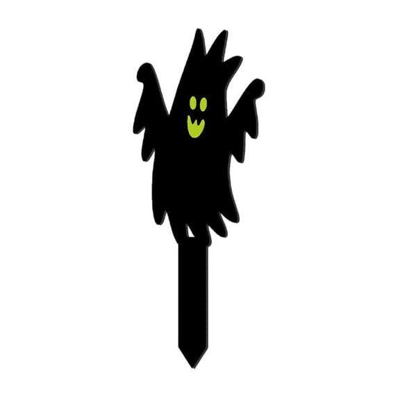 Halloween Ghost Decor 5 X 3 Inch Glow in The Dark Halloween Decorations Outdoor Halloween Yard Decor for Lawn Porch Haunted House Party