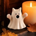 thumbnail image 1 of Halloween Ghost Decor Cat Ghost Figurine Spooky Cute Kitty Ghost Statue Resin Tabletop Sculpture Centerpiece for Mantel Shelf Desk Living Room Home Decoration, 1 of 6