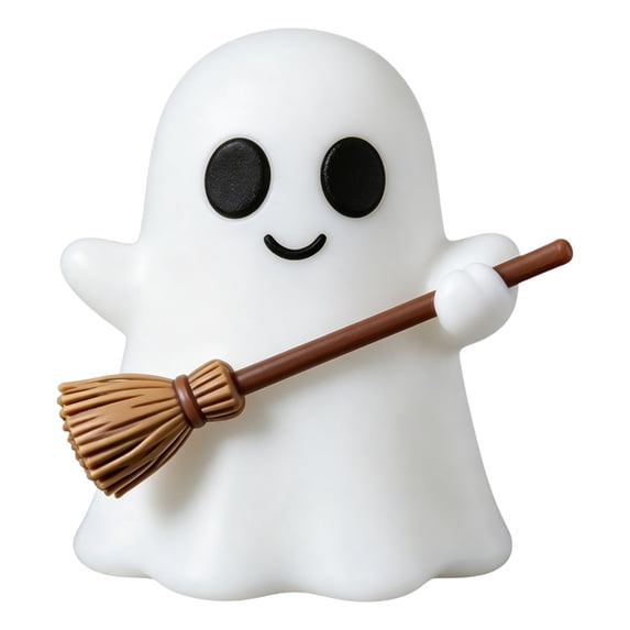 Halloween Ghost Decor, Glow in the Dark Ghost Figurine for Tabletop, Luminous Ghost Ornament for Home, Spooky Halloween Centerpiece for Mantel and Shelf