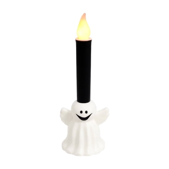 Halloween Ghost Decor Spooky Flameless Candle Holder Indoor Home Table Party Decoration