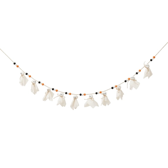 Halloween Ghost Decorations Colorful Halloween Decor Halloween Garland for Mantle Indoor Halloween Decorations for Fireplace Mantel Home Party
