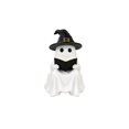 thumbnail image 1 of Halloween Ghost Decorations Colorful Resin Ghost Figurine with Witch Hat for Home Shelf Tiered Tray Display Whimsical Spooky Halloween Decor for Festive Season Home Party Gifting, 1 of 6