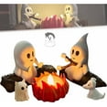 thumbnail image 1 of Ghost Campfire Figure Hzyk Ghost Campfire Gathering,2025 Ghost Campfire Nightlight Spooky Halloween Decor Cute Ghost Figurine Set Campfire Display Haunted Ghost Scene Ghost Campfire Night Light, 1 of 5