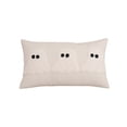thumbnail image 1 of Halloween Ghost Decorations Ghost Halloween Decor 12 X 20 Inch Embroidered Halloween Pillow Cover Cute Spooky Design for Home Living Room Bedroom Off White 1 Pack, 1 of 5
