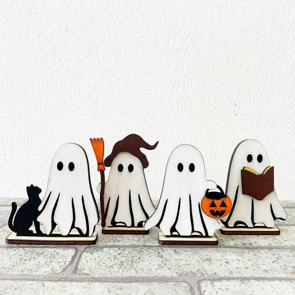 Halloween Ghost Decorations Outdoor Indoor Hanging Ornaments for Home Party Garden Porch Halloween Party Decor Spooky Cute Ghost Figurine