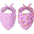 thumbnail image 1 of Halloween Ghost Dog Bandanas Reversible Small 2 Pack, Cute Halloween Spooky Adjustable Triangle Scarves for Small Medium Large Extra Large Dogs Pets, 1 of 6