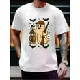 thumbnail image 1 of Halloween Ghost Duck Graphic Tee T Shirt Tops Fashion Casual Short Sleeve Round Neck White S-5XL, 1 of 4