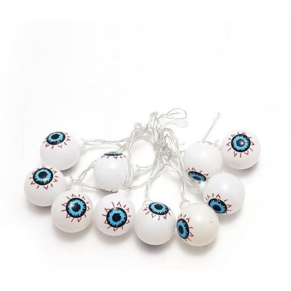 Halloween Ghost Eye LED String Light Battery Box Courtyard Party Ghost House Decoration Ghost Eye Light String