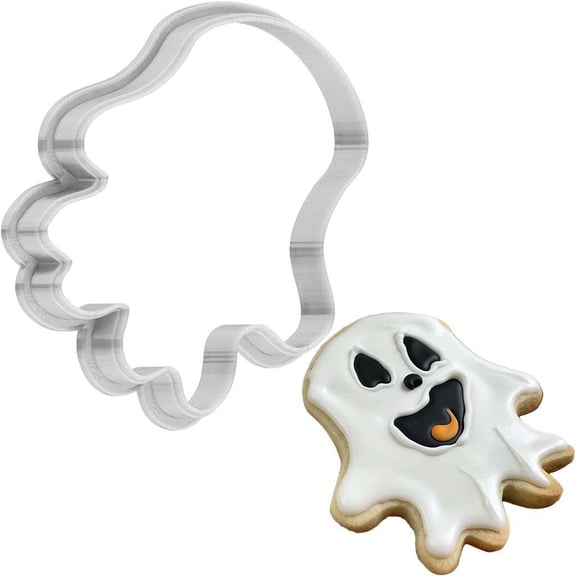 Halloween Ghost Face Cookie Cutter 4 Inch Made in USA by WONDERTORY