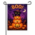 thumbnail image 1 of Halloween Ghost Garden Flag, 12 x 18 in Double Sided Welcome Yard Banner for Outdoor Porch Lawn, 1 of 8