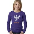 thumbnail image 1 of Halloween Ghost - Girl's Word Art Long Sleeve T-Shirt, 1 of 2