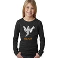 thumbnail image 1 of Halloween Ghost - Girl's Word Art Long Sleeve T-Shirt, 1 of 2