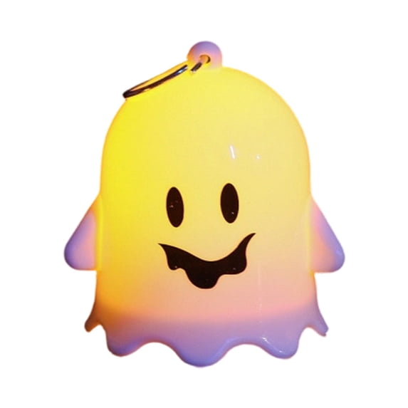 Halloween Ghost Lantern Flameless Candle - Safe Atmospheric Decor for Home Halloween Decor,White #1