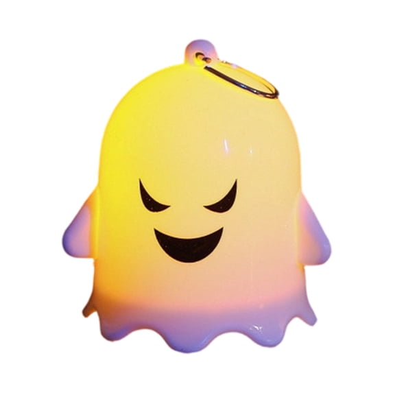Halloween Ghost Lantern Flameless Candle - Safe Atmospheric Decor for Home Halloween Decor,White #5