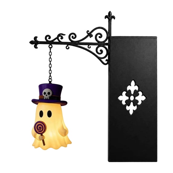 Halloween Ghost Library Lantern Decorative Bookshelf Lighting, Reading Book Shelf Lights for Study Reading Corner Home Library Gift for Book Lovers Bookworms