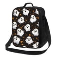 thumbnail image 1 of Halloween Ghost Lunch Bag Insulated Thermal Box with Shoulder Strap & Handle for Work and Picnic, 1 of 6